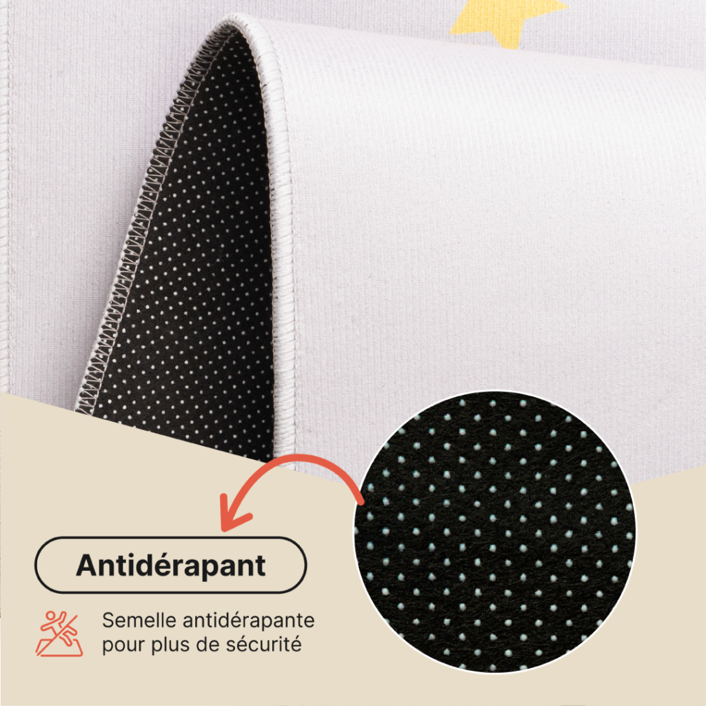 Tapis Enfant Joy Pastel Montagnes Antidérapant