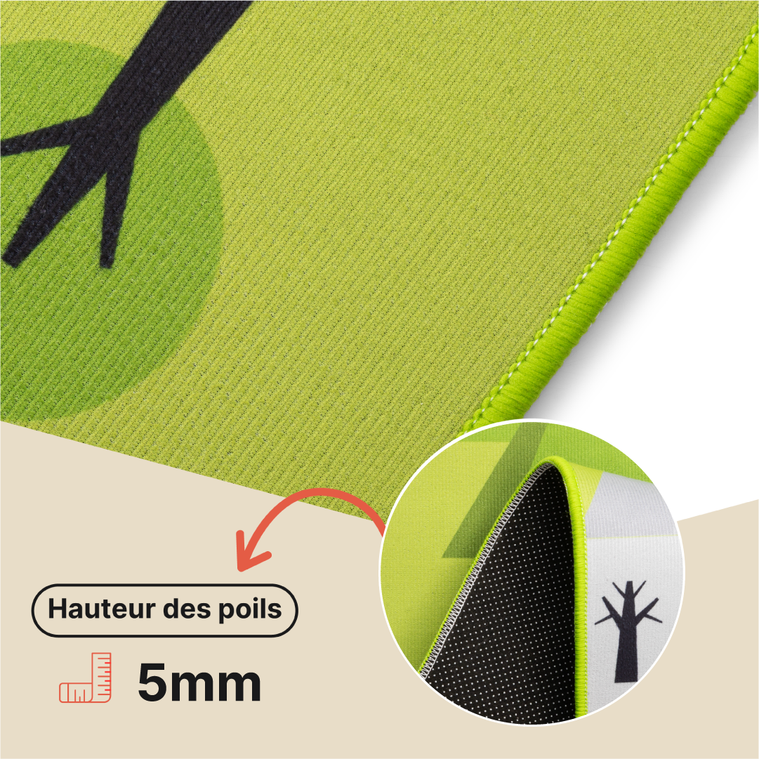 Tapis Enfant Joy Vert Rue Antidérapant