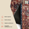Tapis Ispahan Classique Vintage Motif Médaillon Antidérapant