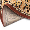 Tapis Atlas Rond Marron Beige Traditionnel Médaillo