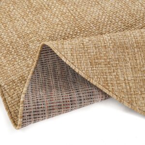 Tapis d'extérieur Yucana Rond Beige