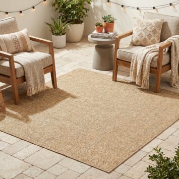 Tapis d’extérieur Yucana Carré Beige