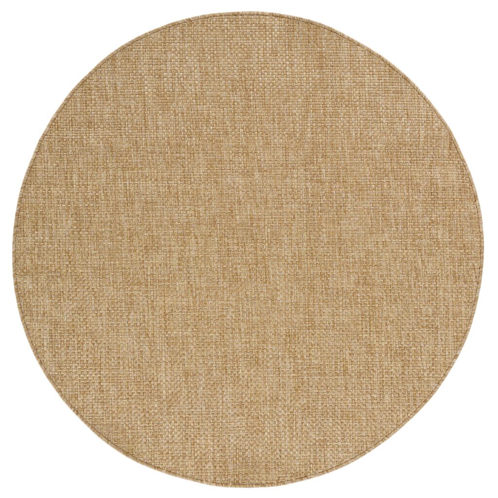 Tapis d'extérieur Yucana Rond Beige