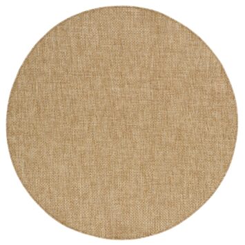 Tapis d'extérieur Yucana Rond Beige