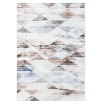 Tapis Venezia Géométrique Moderne Multicolore Antidérapant