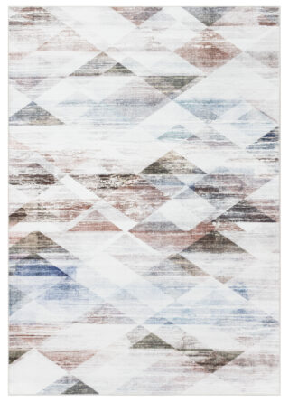 Tapis Venezia Géométrique Moderne Multicolore Antidérapant