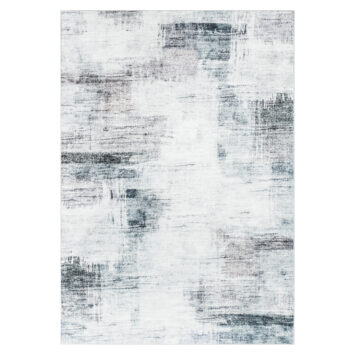 Tapis Venezia Abstrait Moderne Bleu Gris Antidérapant