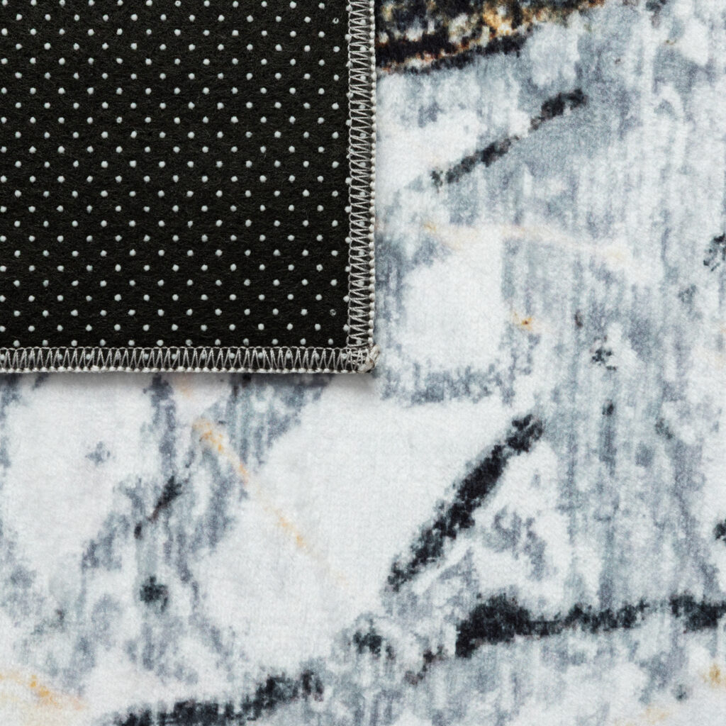 Tapis Venezia Effet Craquelé Multicolore Antidérapant