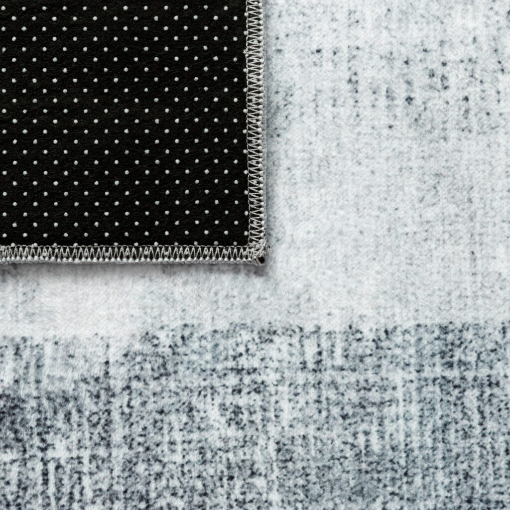 Tapis Venezia Moderne Géométrique Carmin Gris Antidérapant