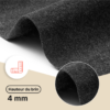 Gazon Synthétique Vera Anthracite 4 mm