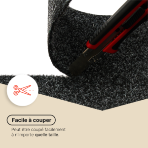 Gazon Synthétique Vera Anthracite 4 mm