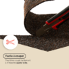 Gazon Synthétique Vera Marron 4 mm