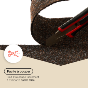 Gazon Synthétique Vera Marron 4 mm