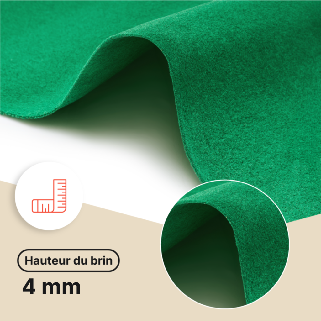 Gazon Synthétique Vera Vert 4 mm