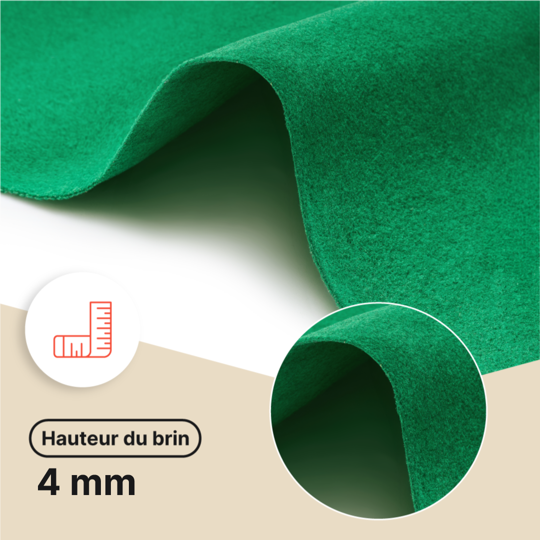 Gazon Synthétique Vera Vert 4 mm