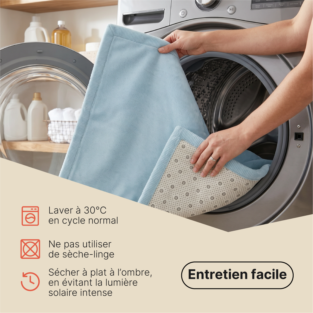 Tapis Enfant Fluffin Bleu
