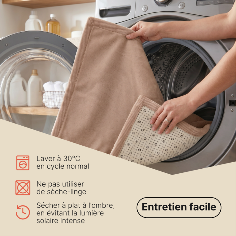 Tapis Enfant Fluffin Rond Beige