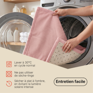 Tapis Enfant Fluffin Rose