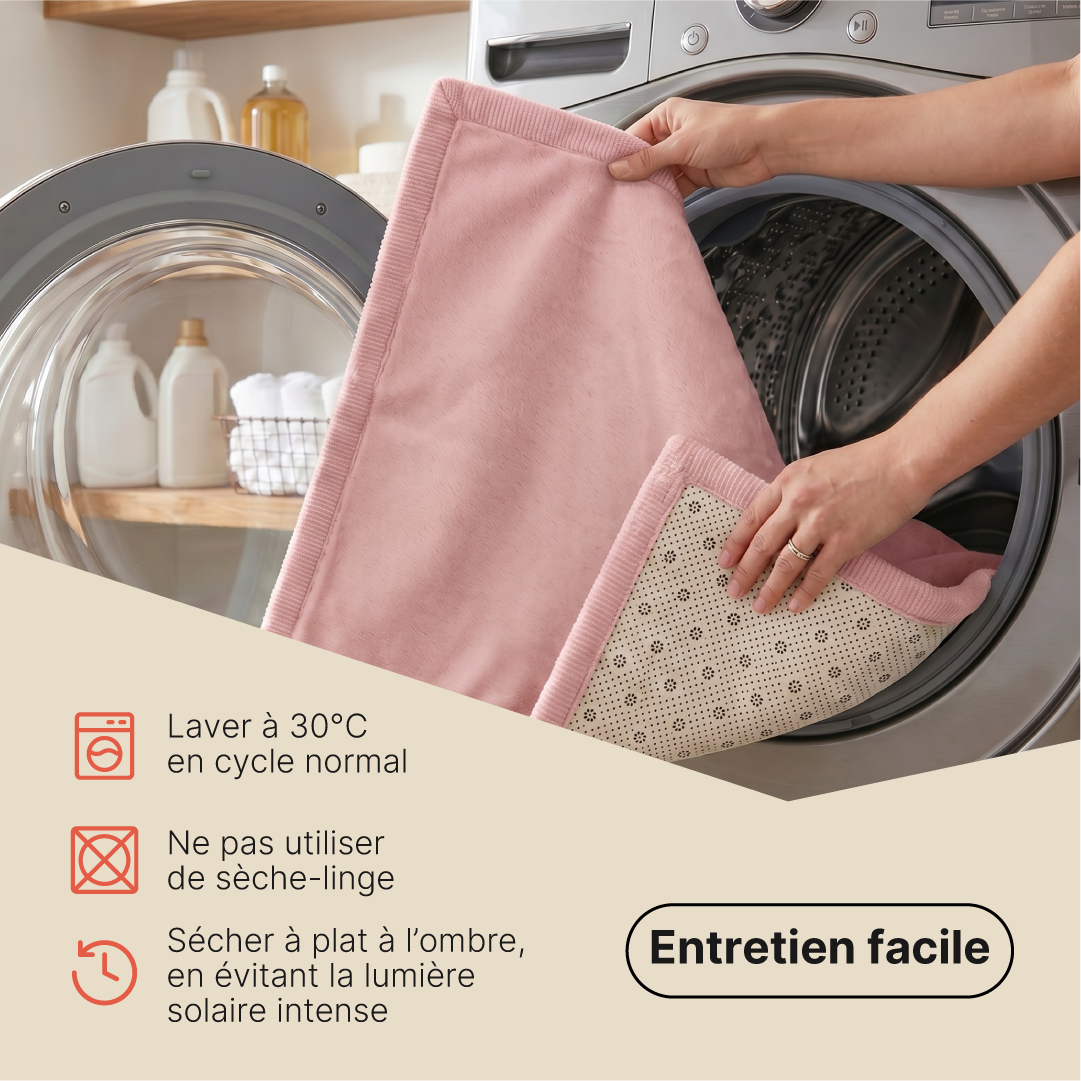 Tapis Enfant Fluffin Rose