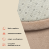 Tapis Enfant Fluffin Rond Beige