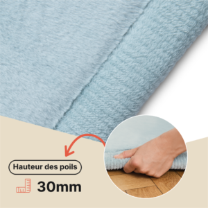 Tapis Enfant Fluffin Bleu