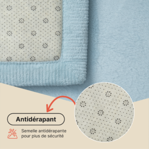 Tapis Enfant Fluffin Bleu