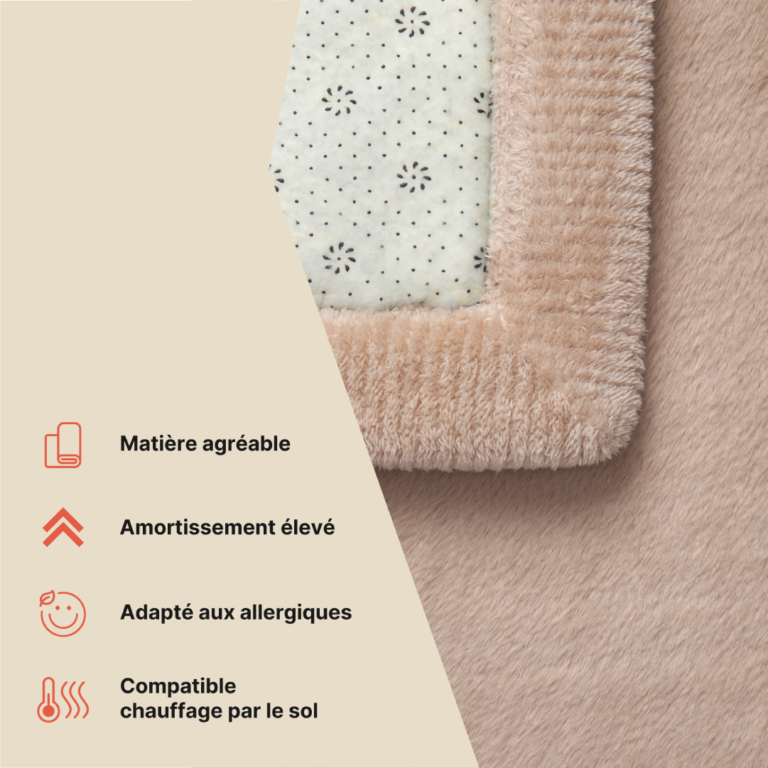 Tapis Enfant Fluffin Beige