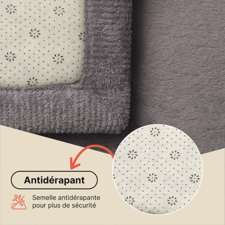 Tapis Enfant Fluffin Gris Foncé
