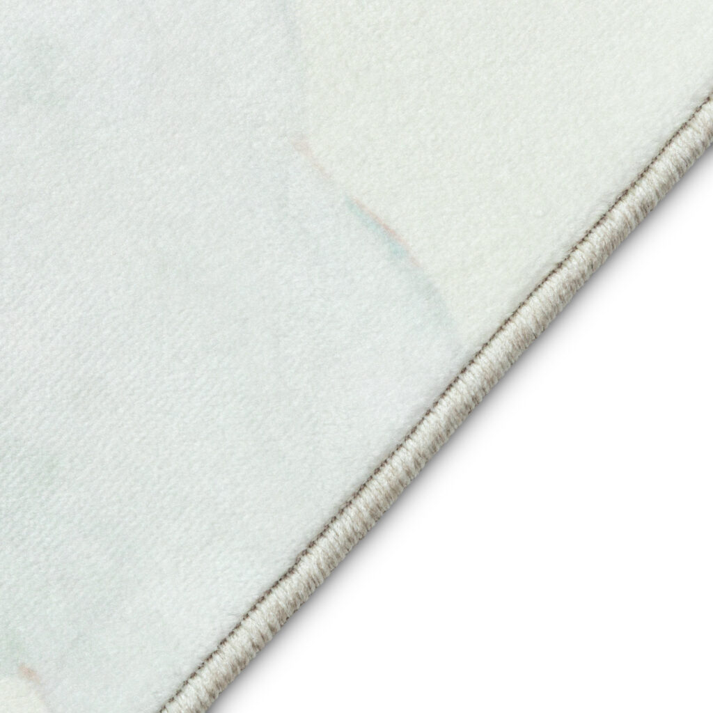 Tapis Kids Enfant Multicolore Éléphant Montgolfière Antidérapant