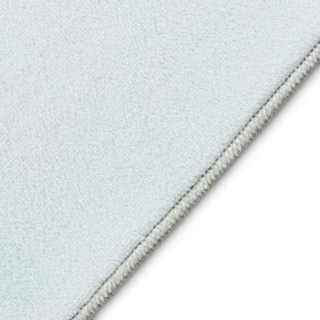 Tapis Kids Enfant Multicolore Lapin Montgolfière Antidérapant