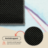 Tapis Kids Enfant Multicolore Lapin Montgolfière Antidérapant