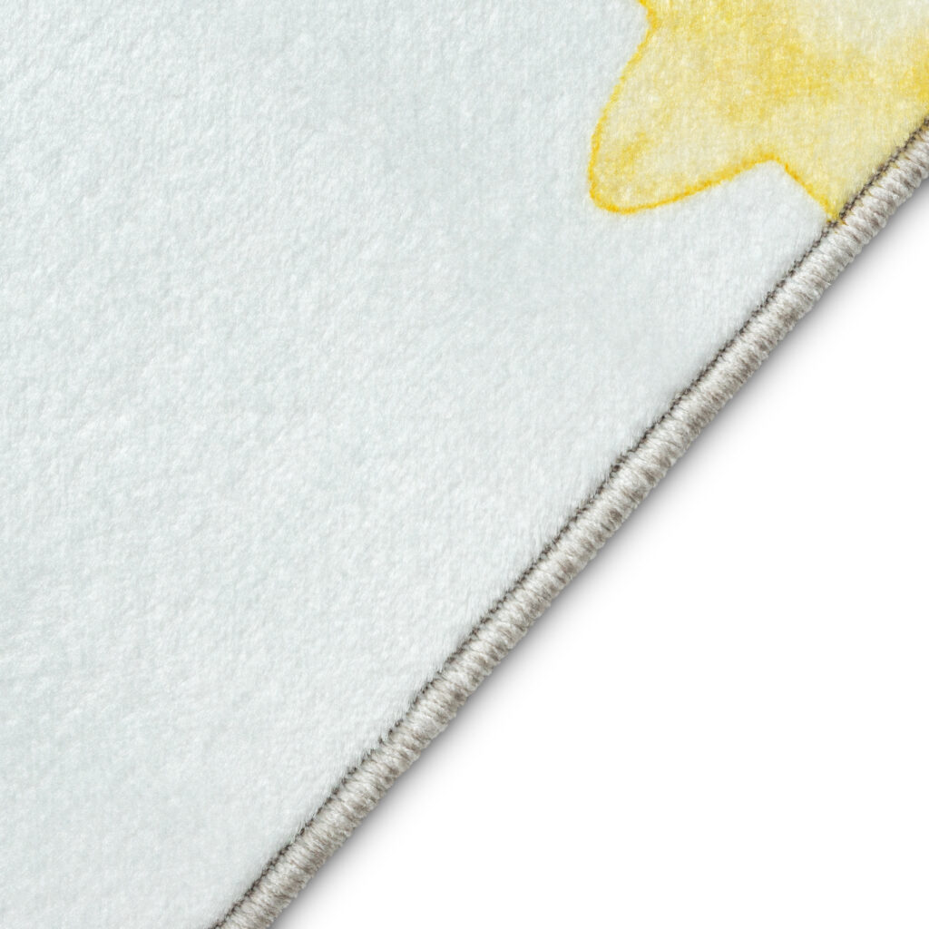Tapis Kids Enfant Multicolore Ours Lune Antidérapant