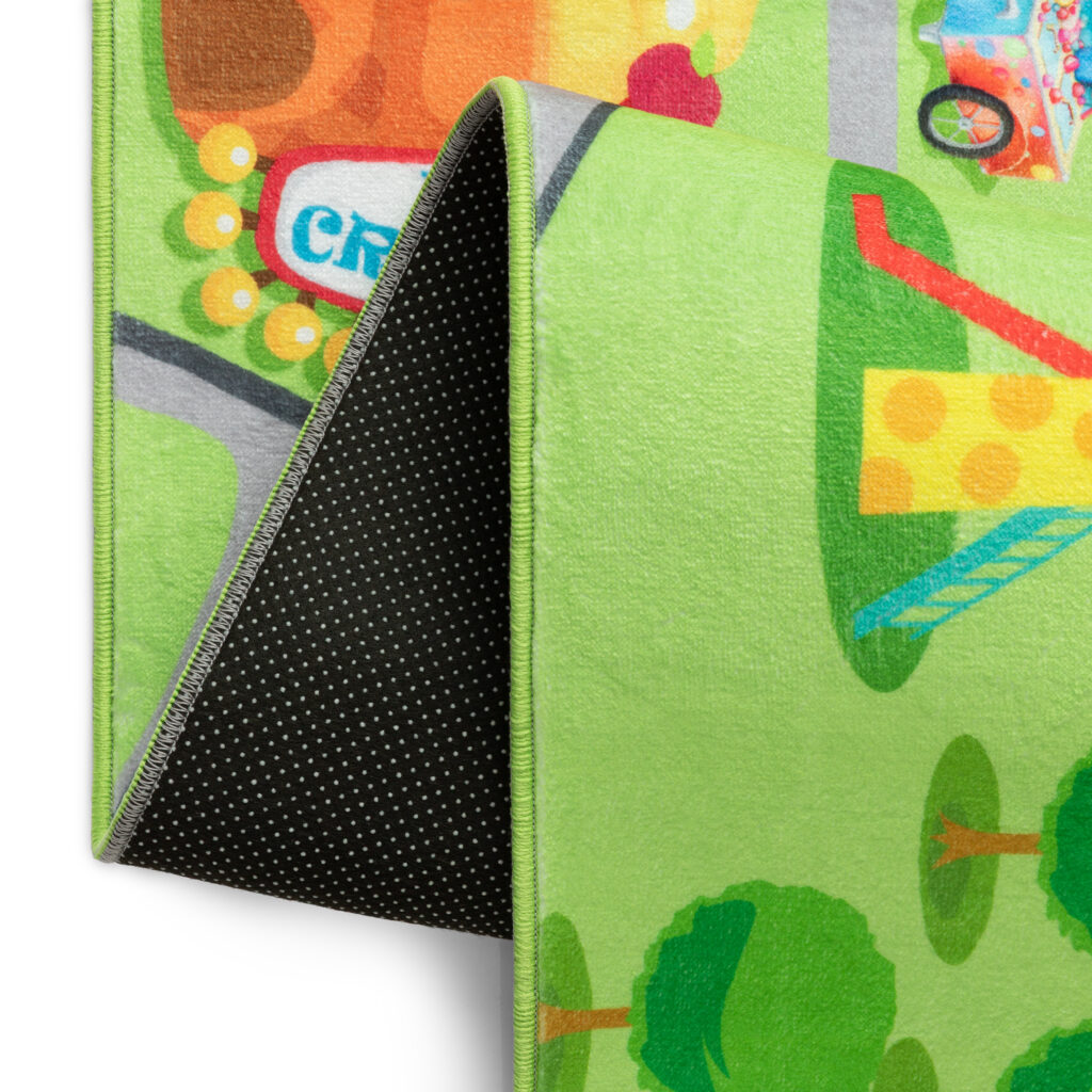 Tapis Kids Enfant Multicolore Fête Foraine Antidérapant