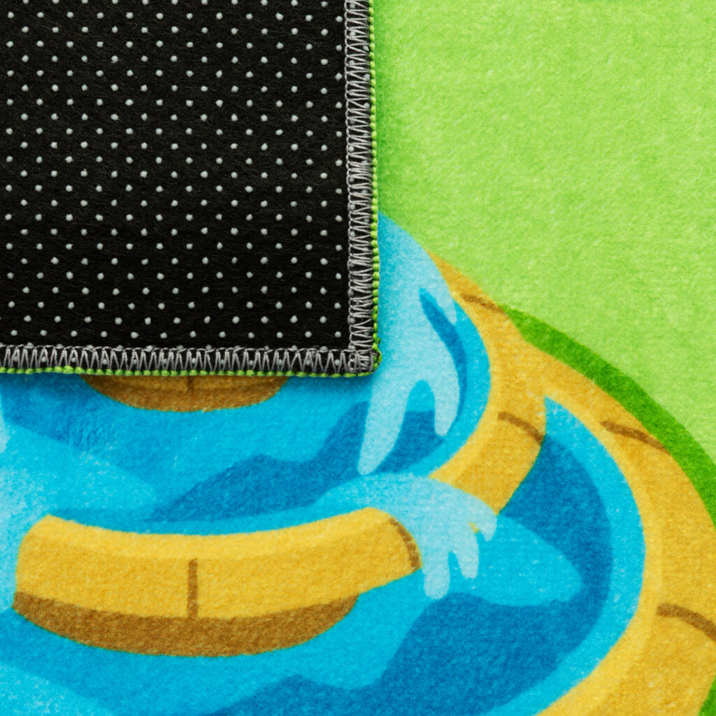 Tapis Kids Enfant Multicolore Fête Foraine Antidérapant