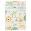 Tapis Kids Enfant Multicolore Animaux Safari Antidérapant