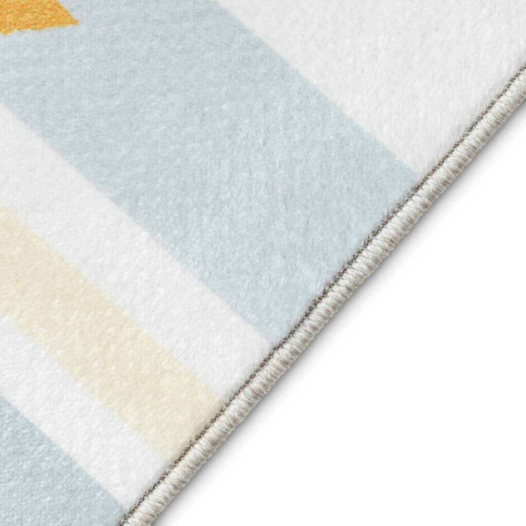 Tapis Kids Enfant Multicolore Animaux Safari Antidérapant