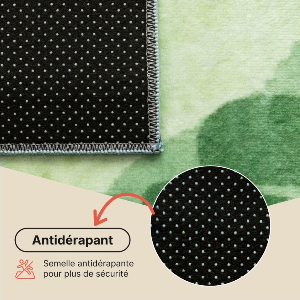 Tapis Kids Enfant Multicolore Ferme Joyeuse Antidérapant