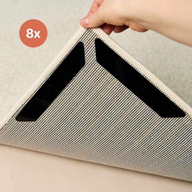 Patin anti-dérapant pour tapis (Lot de 8)