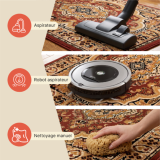 Tapis Atlas Marron Beige Traditionnel Médaillon