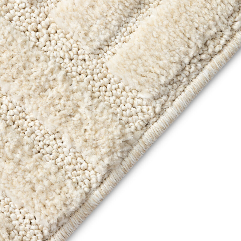 Tapis Relievo 3D Crème à Rayures