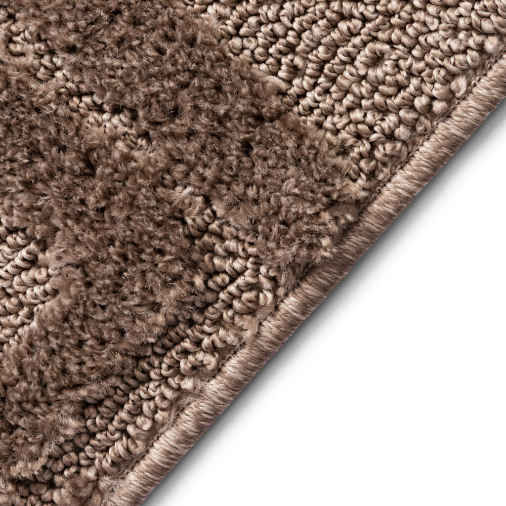 Tapis Relievo 3D Taupe Géométrique