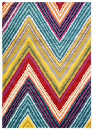 Tapis Salsa Multicolore ZigZags